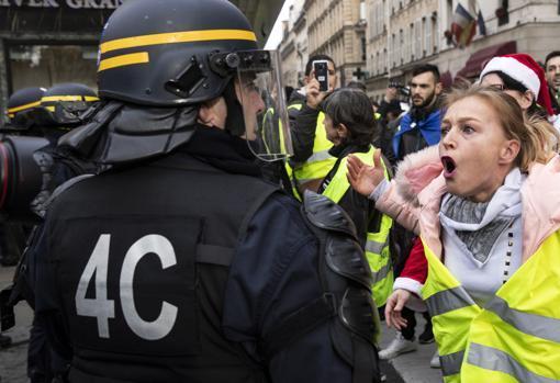 Manifestación de los chalecos amarillos