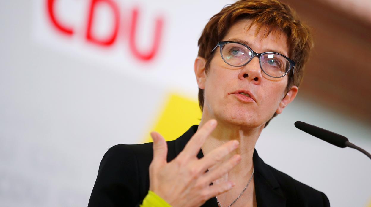 La líder de la CDU Annegret Kramp-Karrenbauen