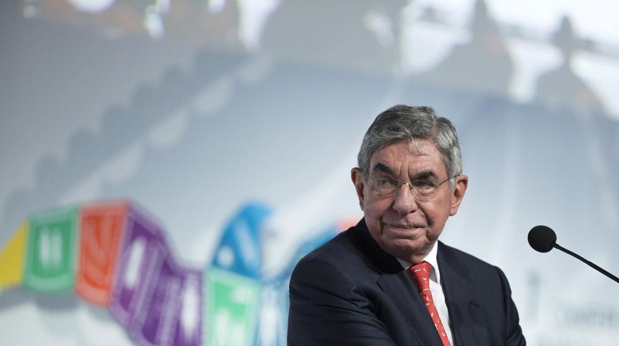 Oscar Arias, en un encuentro internacional en Cancún hace cuatro años