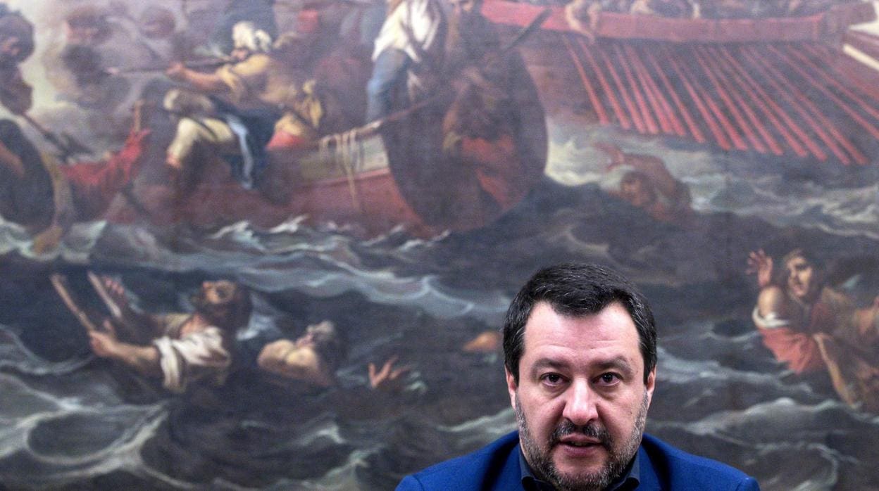 El vicepresidente de Italia, Matteo Salvini