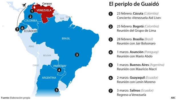 ¿Puede Maduro encarcelar a Guaidó al llegar a Venezuela?