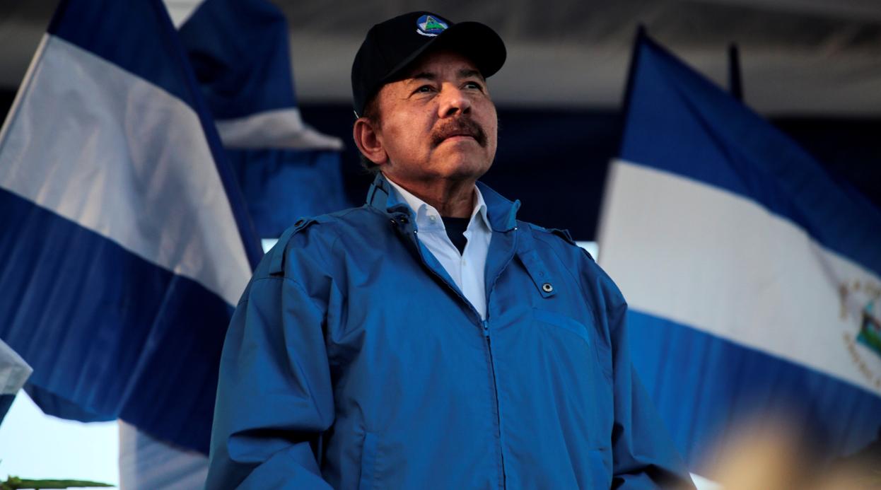 El presidente sandinista Daniel Ortega