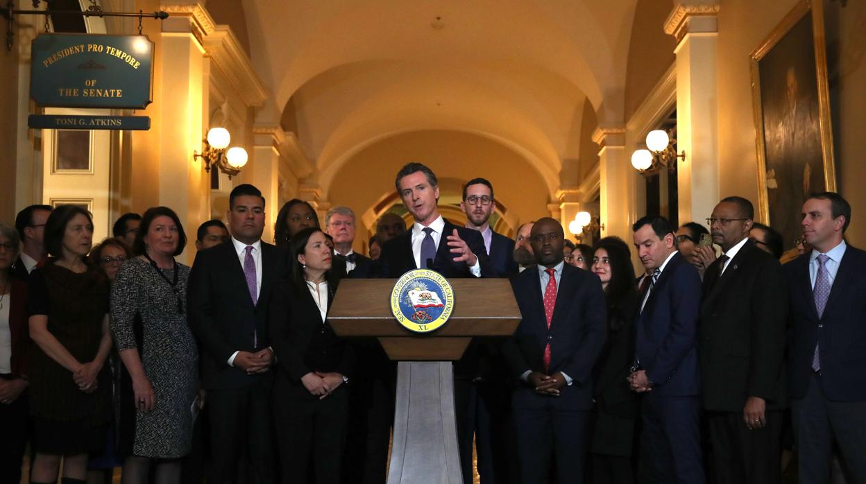 El gobernador de California, el demócrata Gavin Newsom