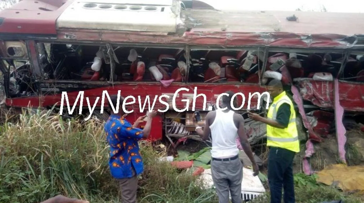 Imagen del accidente de Ghana de MyNewsGh.com