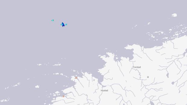 Sigue aquí la ruta del crucero a la deriva de Noruega