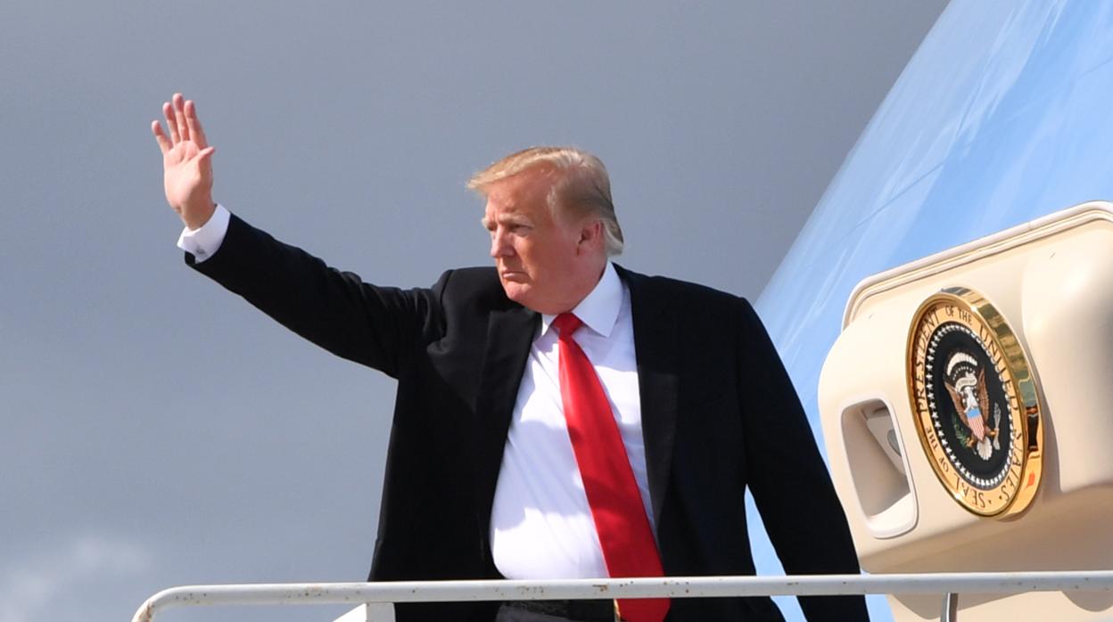 Donald Trump, durante un viaje a Florida de la semana pasada