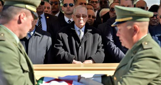 El teniente general Ahmed Gaid Salah, jefe del Estado Mayor argelino y viceministro de Defensa