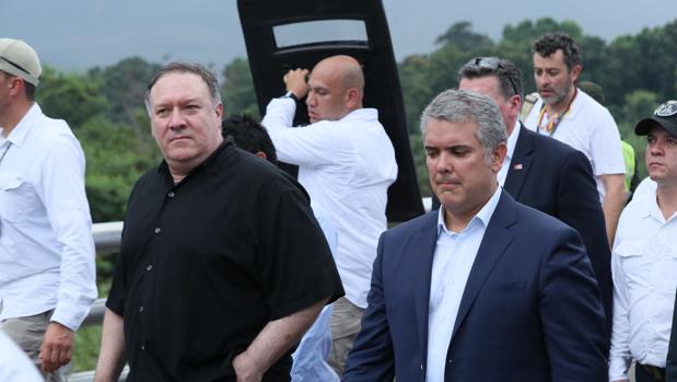 Pompeo se reúne con Duque en la frontera con Venezuela