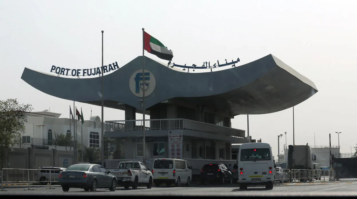 El puerto de Fujairah en Emiratos Árabes Unidos