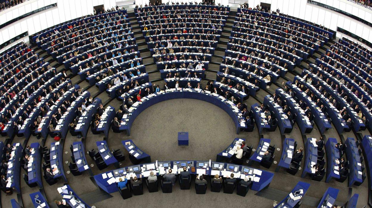Vista aérea del Parlamento Europeo