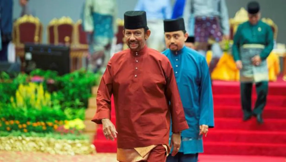 El sultán de Brunéi, en un acto el mes pasado