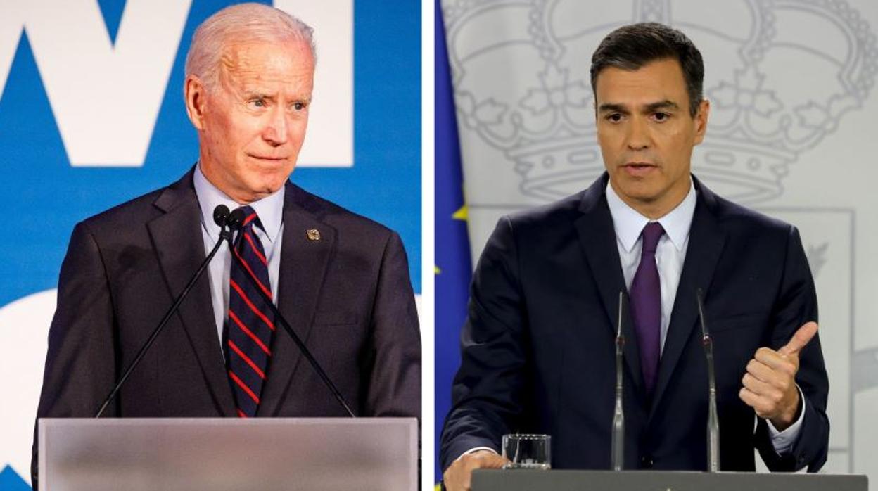 Joe Biden y Pedro Sánchez