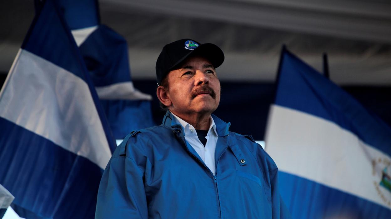 El presidente de Nicaragua, Daniel Ortega, en un acto el pasado mes de marzo