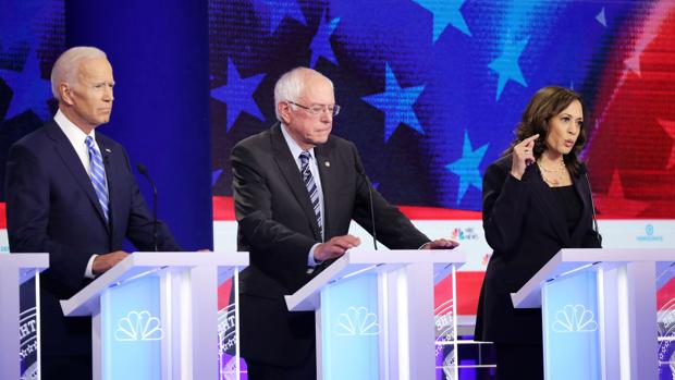 Kamala brilla y Biden sufre en el debate demócrata