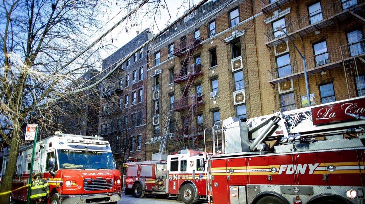 Camiones de bomberos en EE.UU.