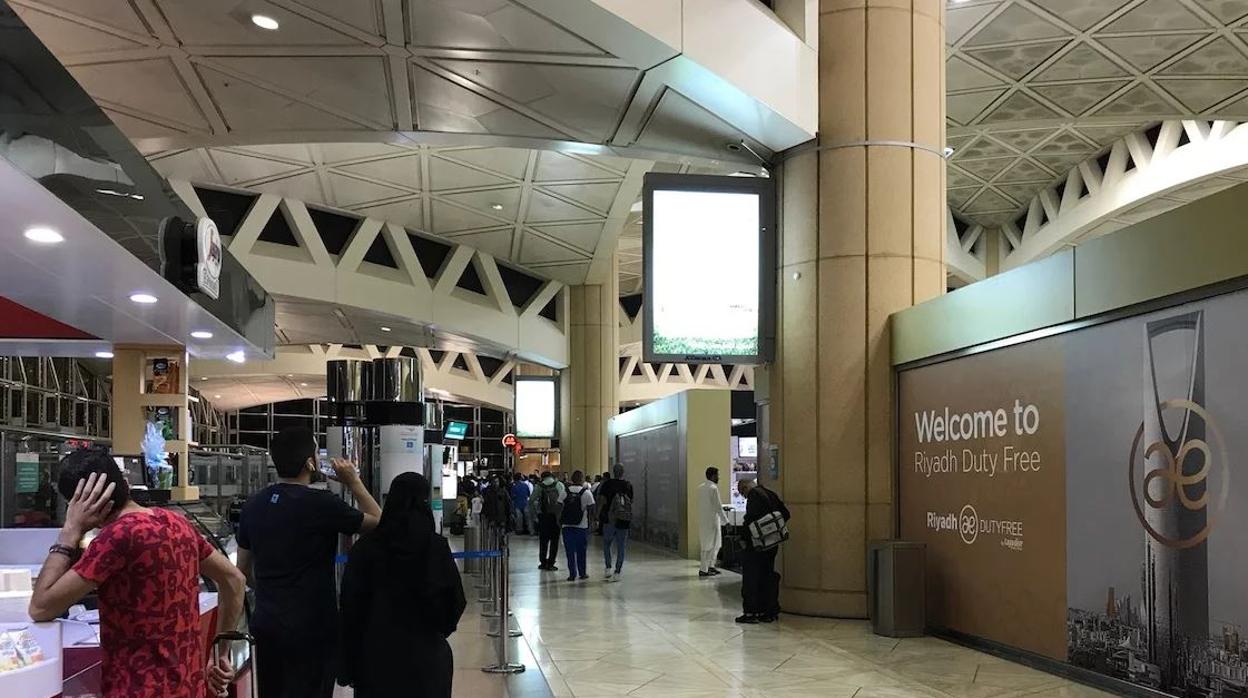 Terminal del aeropuerto de Riad, capital de Arabia Saudí