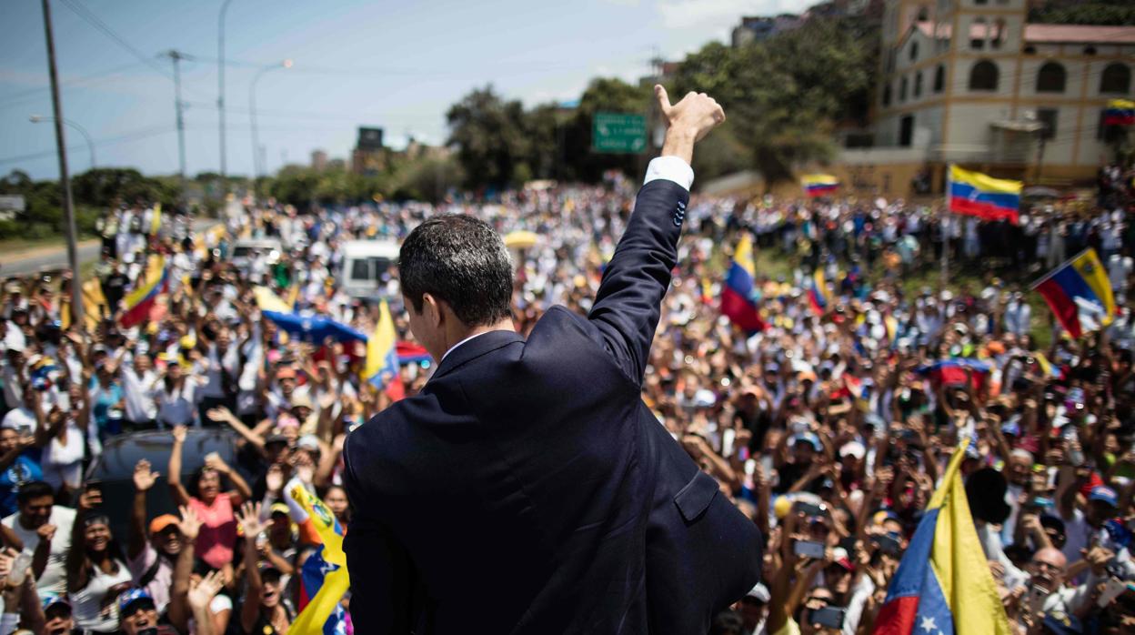 El presidente interino de Venezuela, Juan Guaidó