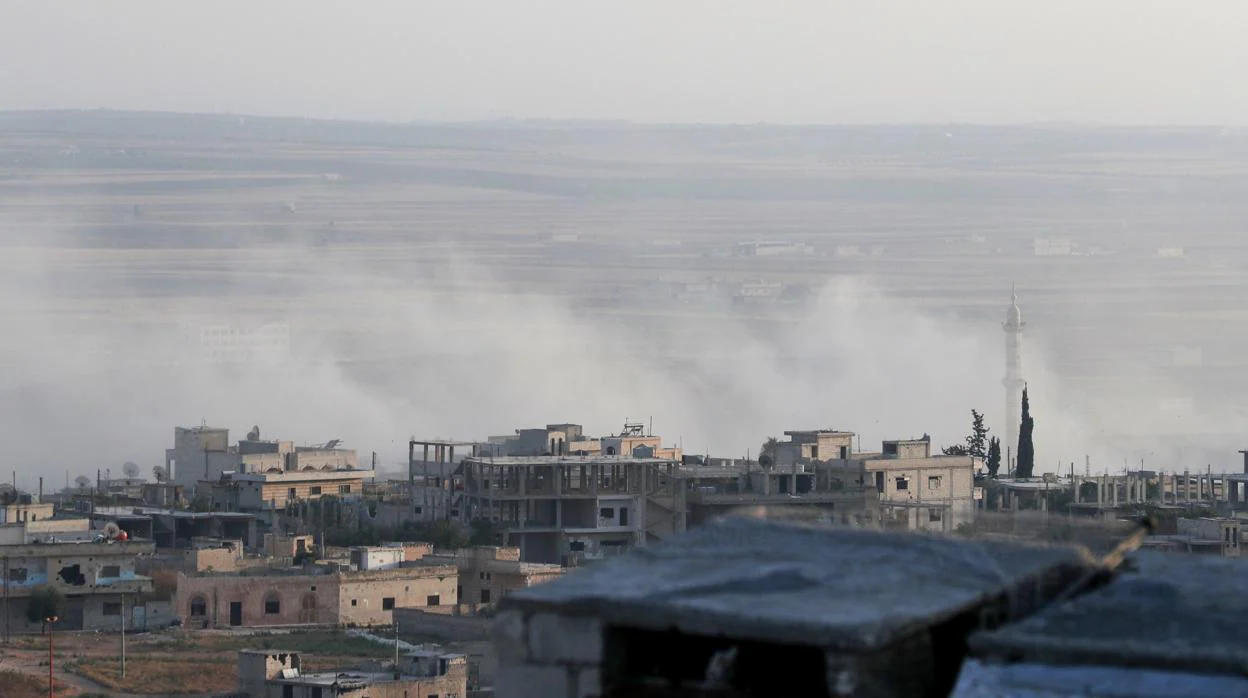 Imágenes de un nuevo ataque aéreo en Idlib