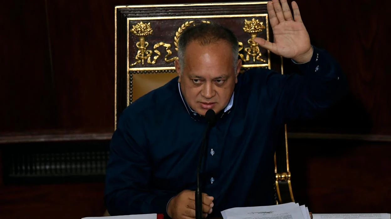 El presidente de la Asamblea Nacional Constituyente, Diosdado Cabello, la semana pasada