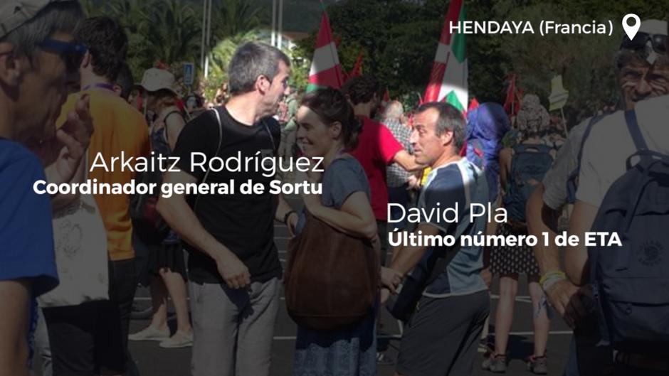 El último líder de ETA participa en la manifestación contra el G-7 en Hendaya