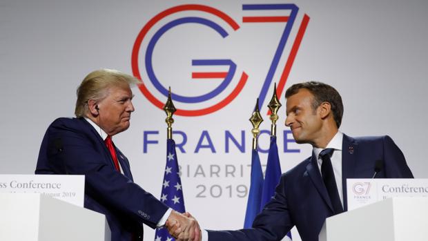 Macron alardea de una cumbre del G-7 con muy pocos resultados concretos