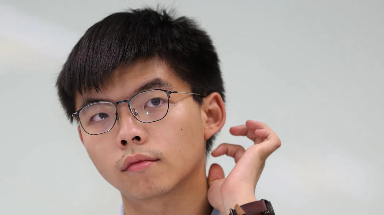 El activista prodemócrata hongkonés, Joshua Wong
