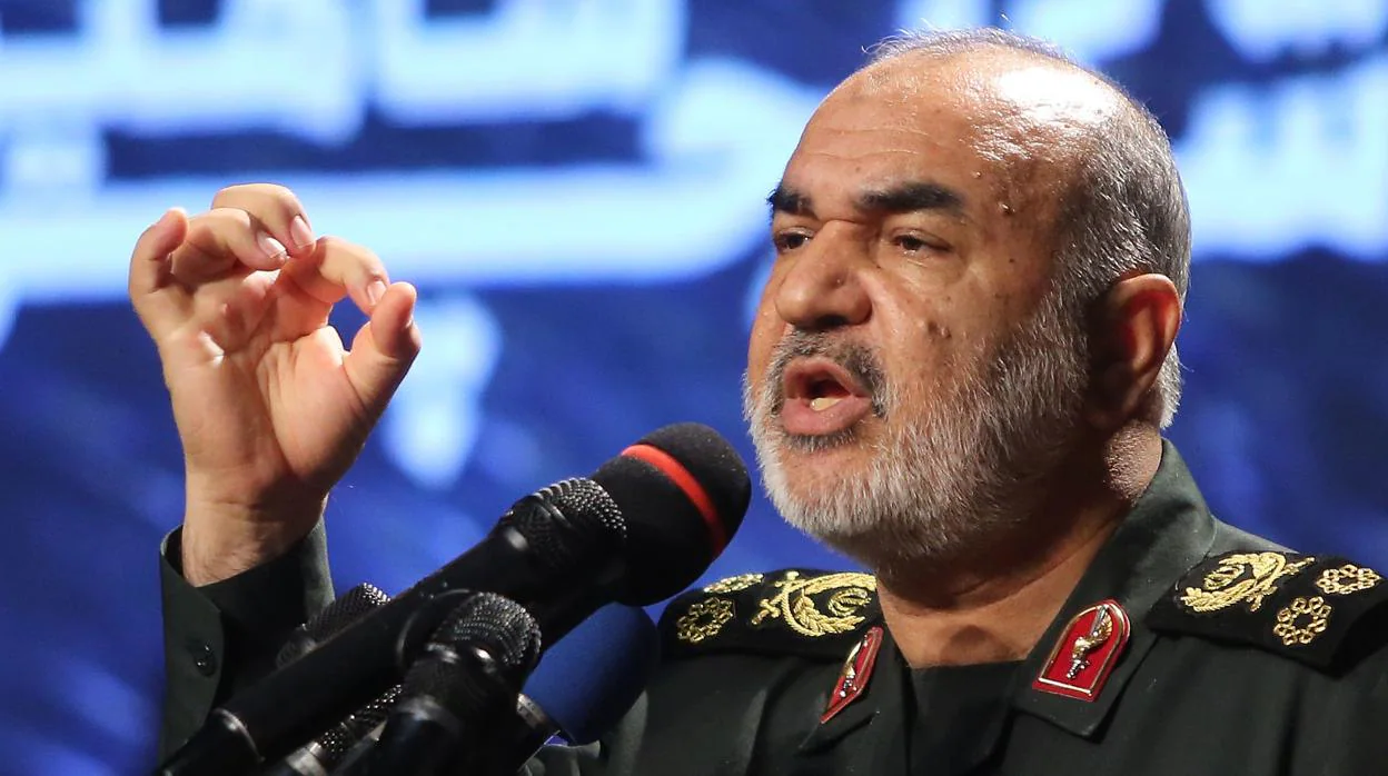 El comandante en jefe de la Guardia Revolucionaria de Irán, Hosein Salamí