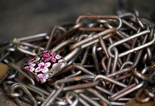 Una de las cadenas utilizadas con los menores