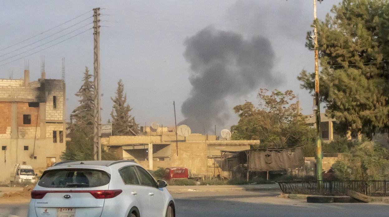 Una localidad kurdo-siria atacada ayer por la aviación turca