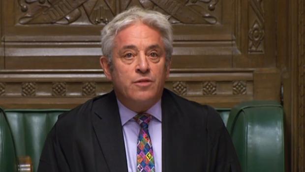 El «speaker» de la Cámara rechaza votar hoy el acuerdo del Brexit y el Gobierno prevé que sea el jueves