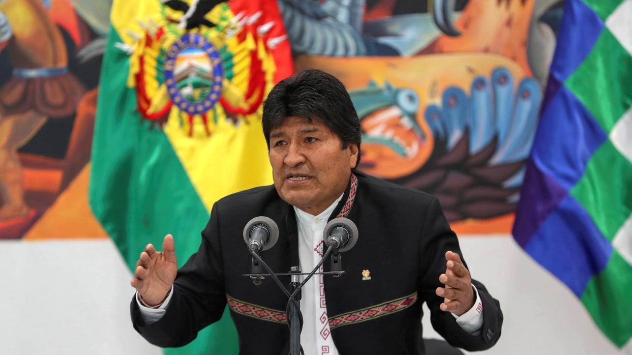 Evo Morales comparece ante los medios este miércoles en La Paz