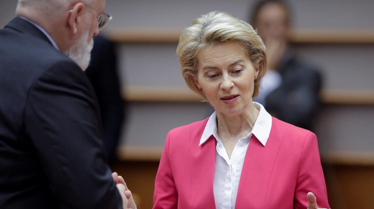 La presidenta electa de la Comisión Europea, Ursula von der Leyen