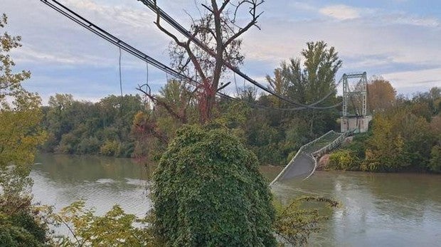 Al menos dos muertos tras el derrumbe de un puente cerca de Toulouse