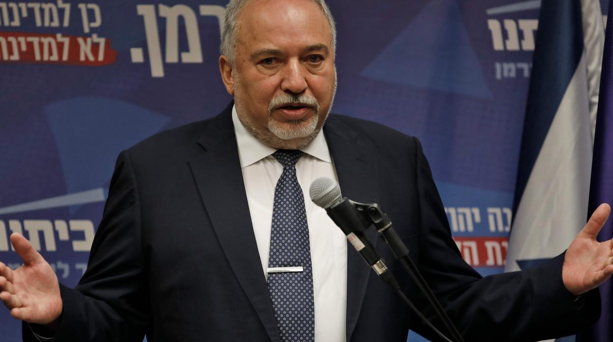 El líder ultraderechista israelí Avigdor Lieberman