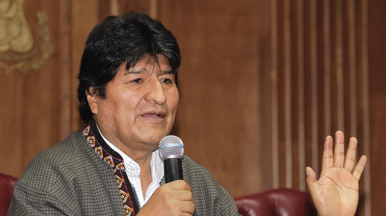 Evo Morales habla en la Asociación de la Prensa de Ciudad de México