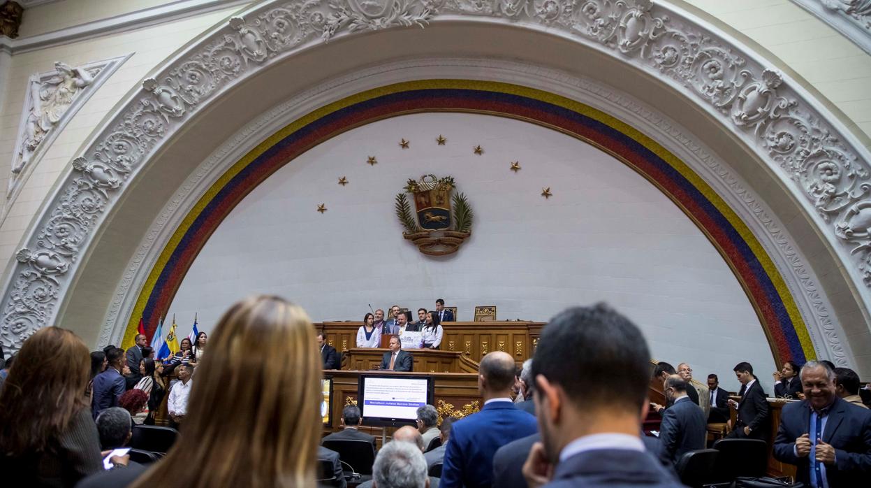 Una sesión ordinaria del Parlamento venezolano