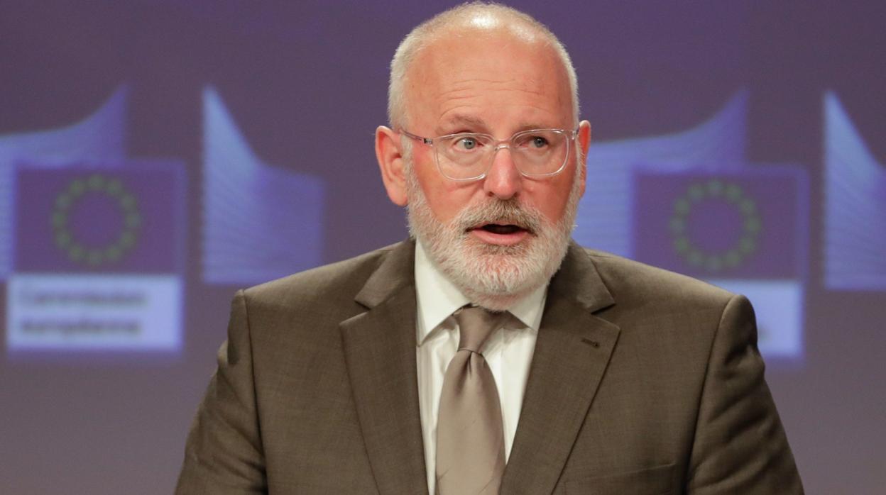 El comisario holandés Frans Timmermans