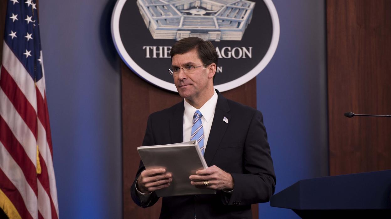 El Secretario de Defensa de Estados Unidos, Mark T. Esper, fotografiado en octubre