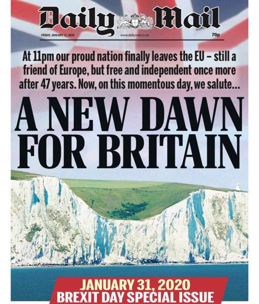 Portada del Daily Mail