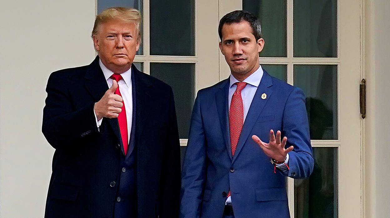 Juan Guaidó se reúne con el vicepresidente Mike Pence antes del encuentro con Trump