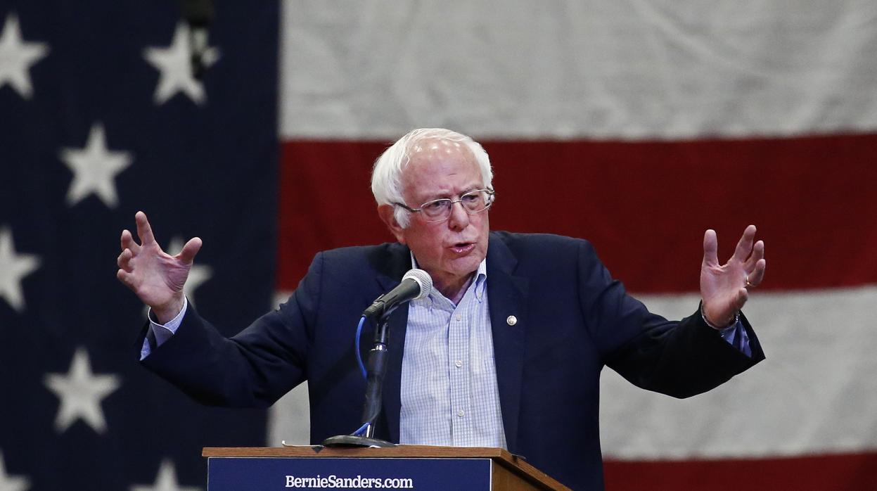 Bernie Sanders, el pasado viernes durante un acto electoral en Texas