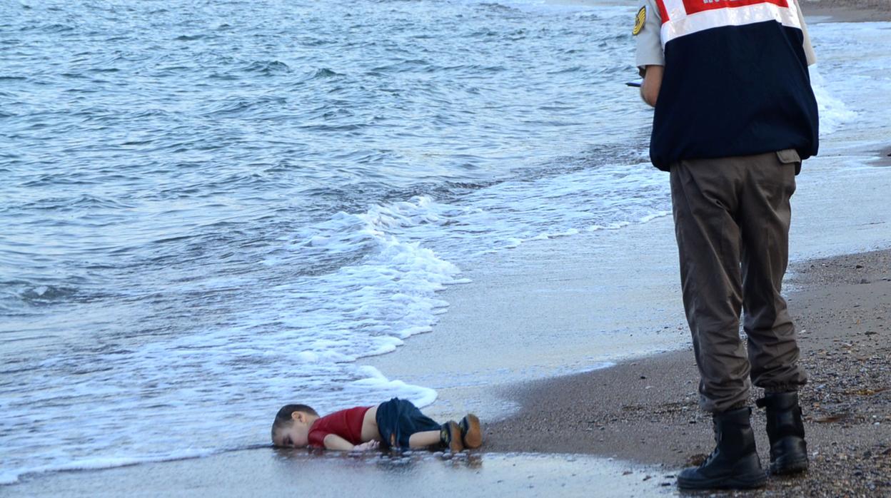 El niño Aylan Kurdi, ahogado en la costa de Turquía