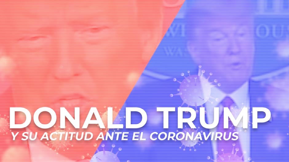 Vea en vídeo los bandazos de Donald Trump al hablar sobre el coronavirus desde que comenzó la crisis