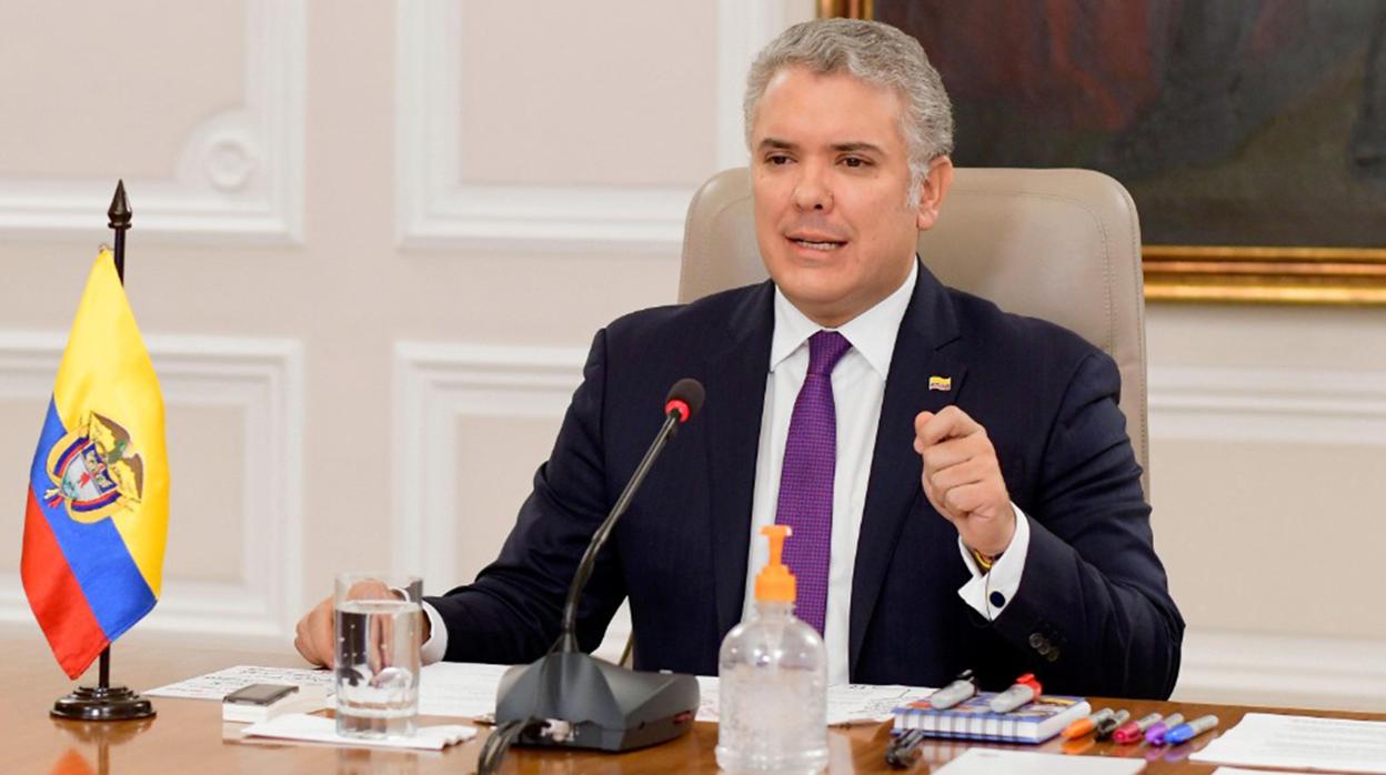 El presidente de Colombia, Iván Duque