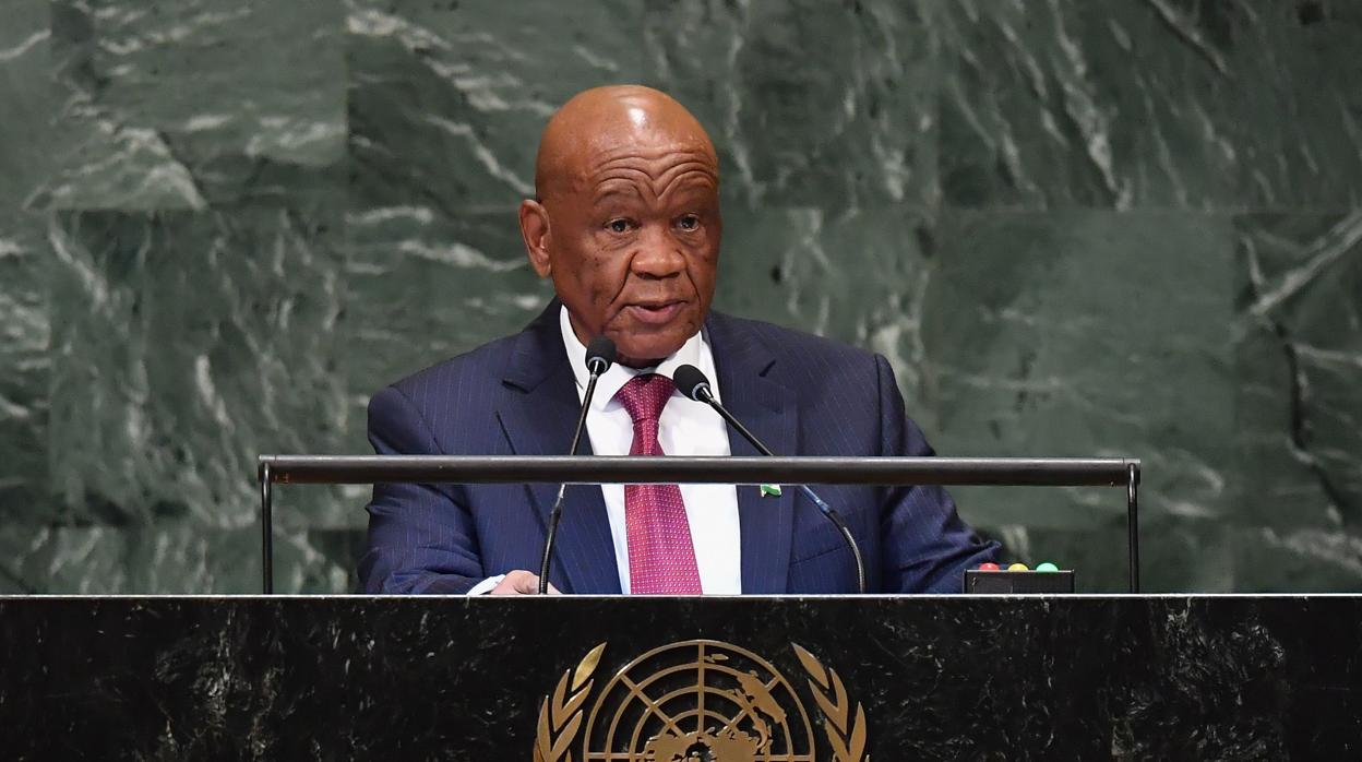 Thabane , en una visita a Naciones Unidas