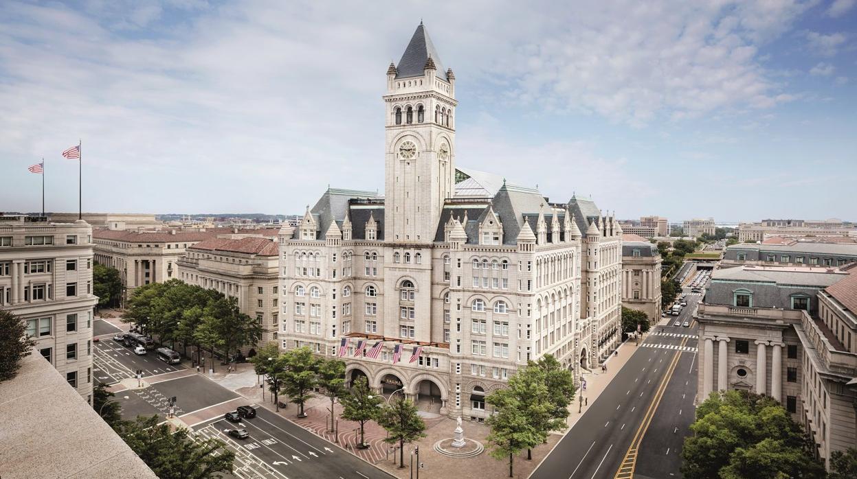 Foto panorámica del hotel Trump en Washington