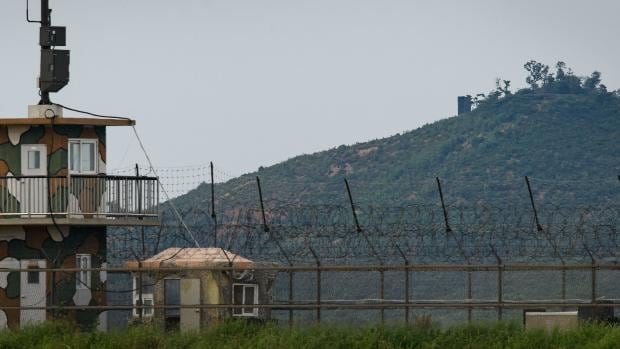 Un puesto militar fronterizo de Corea del Sur recibe disparos desde el Norte