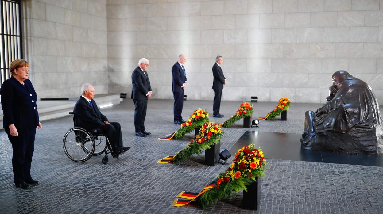 Acto para conmemorar el final de la Segunda Guerra Mundial en Alemania