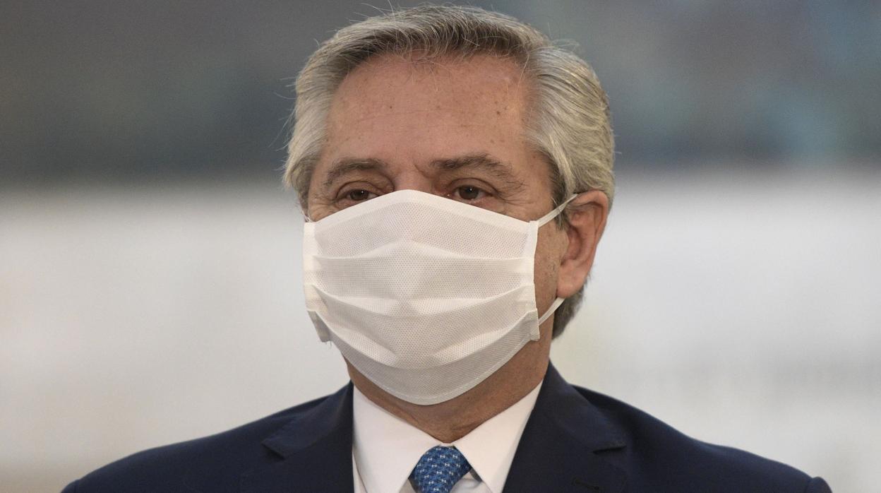 El presidente de Argentina, Alberto Fernández