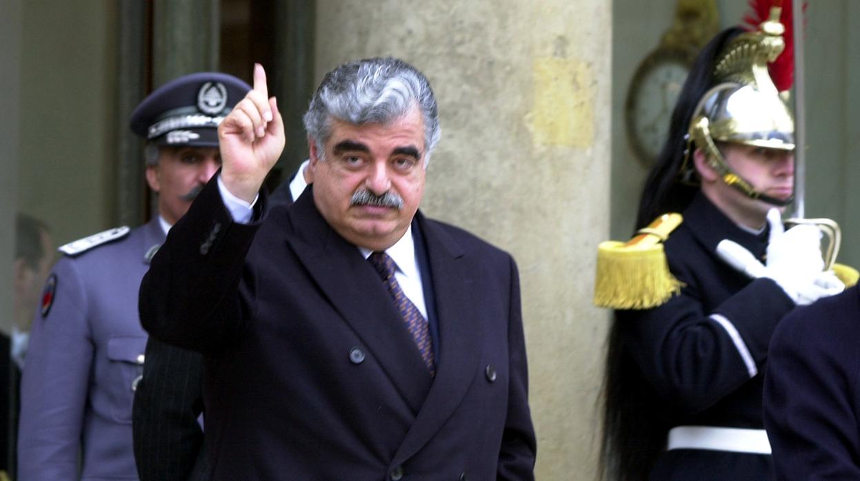 Rafik Hariri, en una imagen tomada en París en 2001